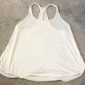 Lululemon Cream Running Tank size 8